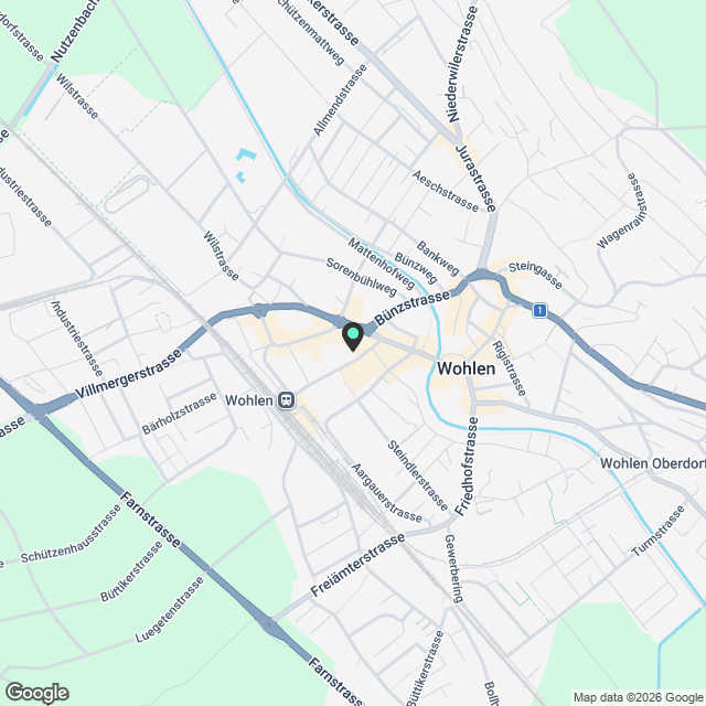 4.5-Zimmer-Attikawohnung im Neubauprojekt der AKB Wohlen - Karte