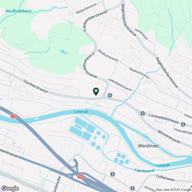 Wohnen mit Stil und Ausblick – 2.5-Zimmerwohnung an beliebter Lage in Zürich - Karte