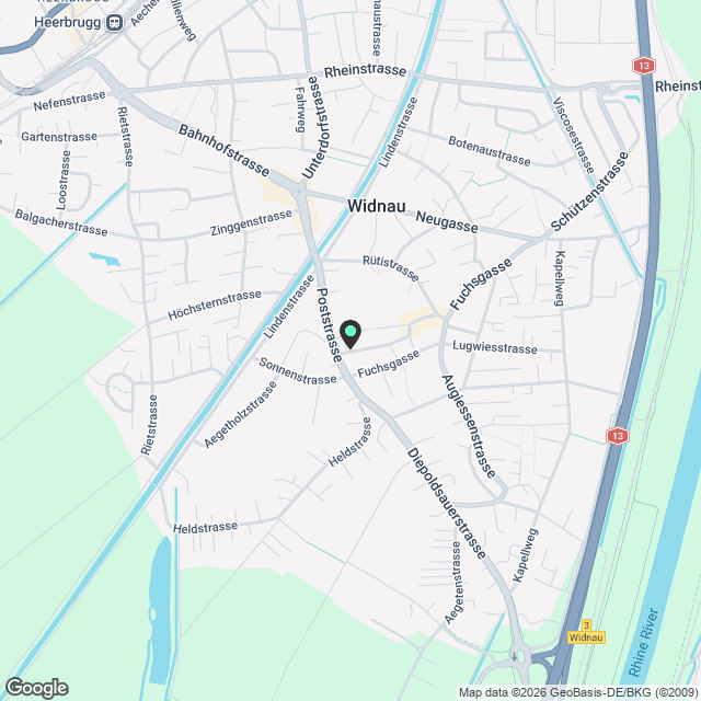 moderne und Grosszügige 3.5-Zimmer-Attikawohnung an zentraler Wohnlage - Karte