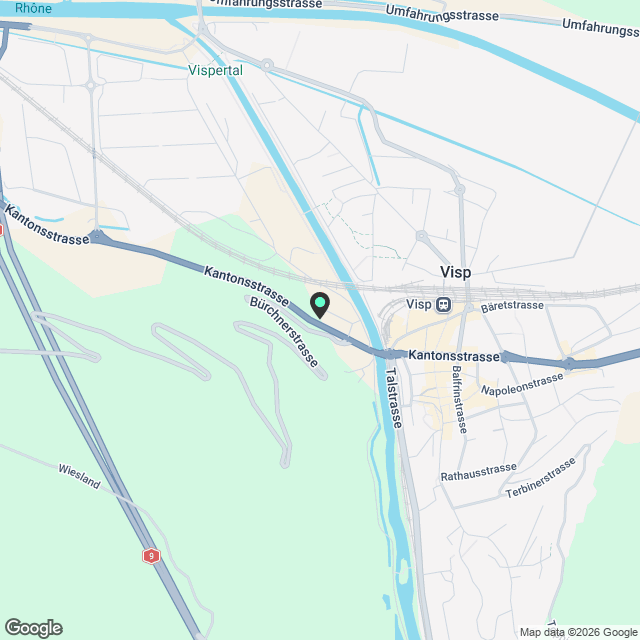 Modernes Wohnerlebnis in Visp - Frisch saniertes, möbliertes Studio - Karte