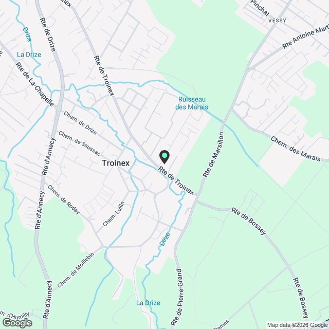 Appartement à Troinex - Karte
