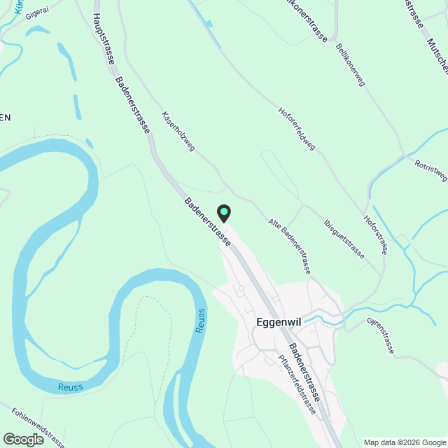 Attikawohnung in Eggenwil - Karte