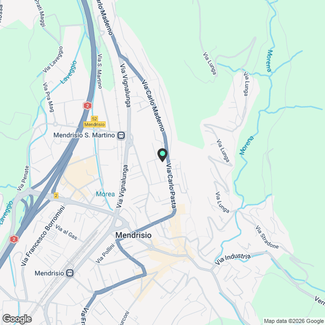 Subentro Moderno appartamento ammobiliato 2.5 locali a Mendrisio - Karte