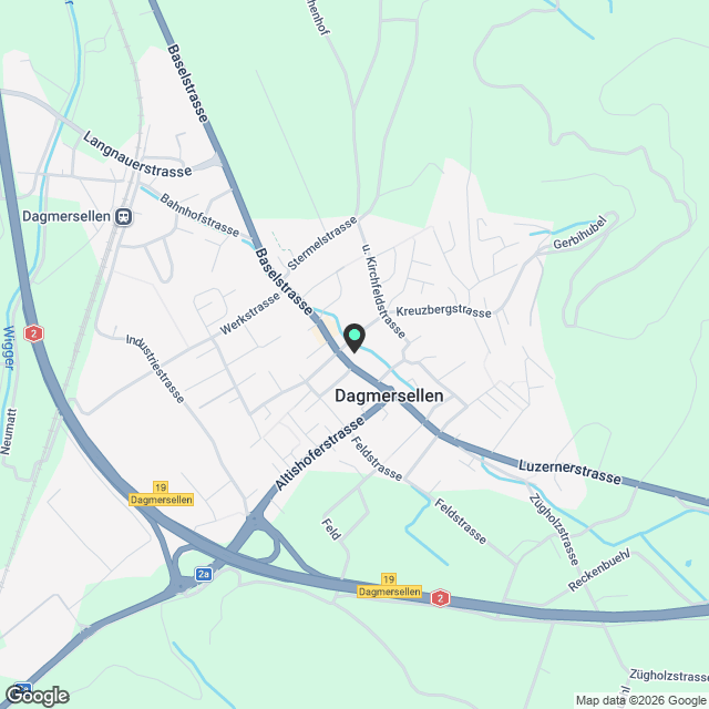 4.5-Zimmerwohnungen im Leuepark Dagmersellen - Karte