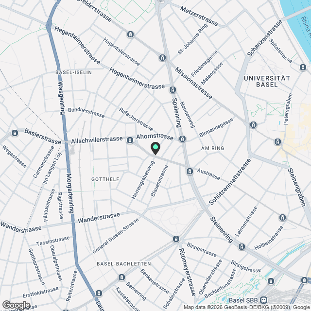 Urbanes Wohnen mit Stil - Ihr neues Zuhause an der Allschwilerstrasse 38 - Karte