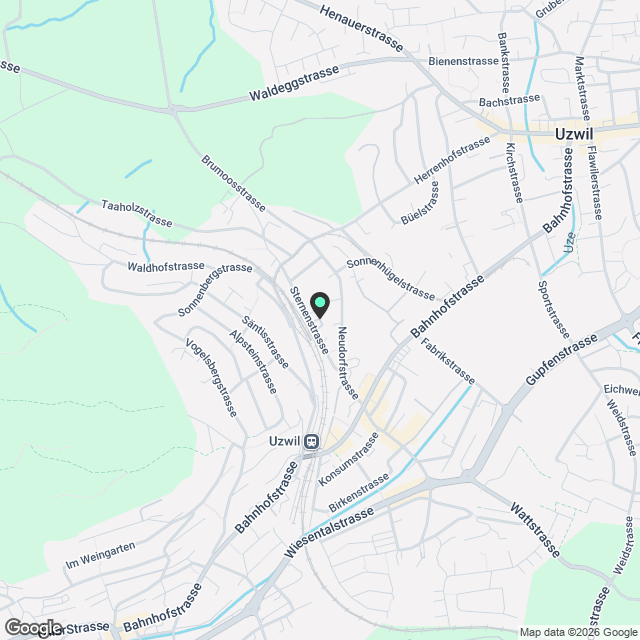 2.5-Zimmerwohnung in Uzwil - Karte