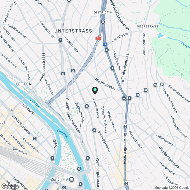 Erstbezug nach Totalsanierung: 4.5-Zimmer-Maisonette im Kreis 6 - Karte