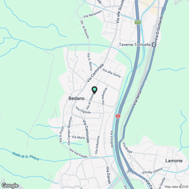 Appartamento 3.5 A Bedano - Karte