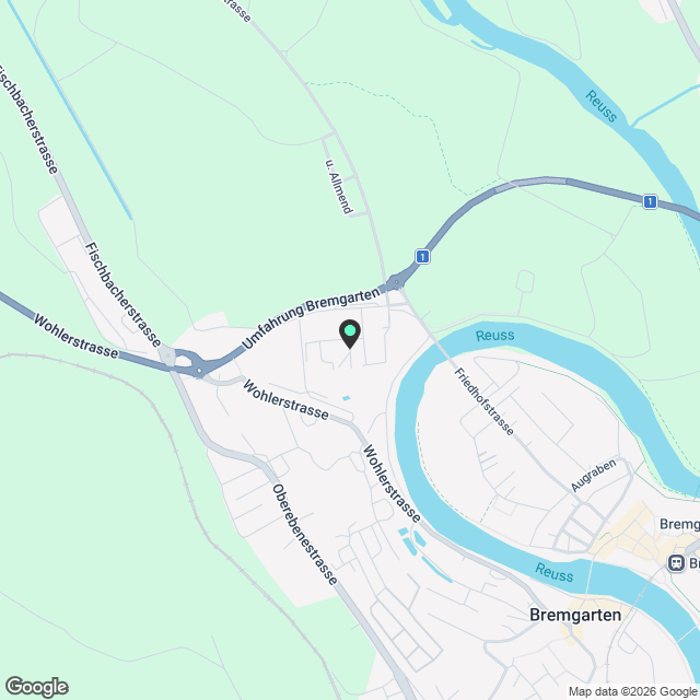 Wohnen UND Arbeiten der EXTRAKLASSE in Bremgarten - Karte
