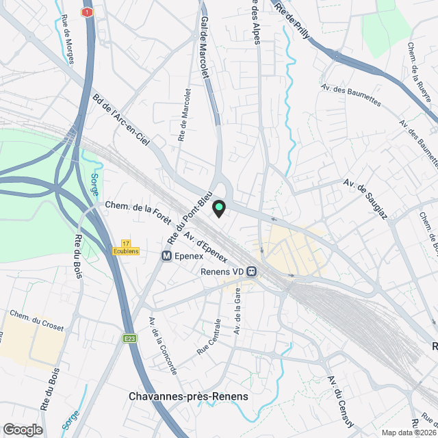 Spacieux studio de 38m2 à 2 pas de la gare - Karte