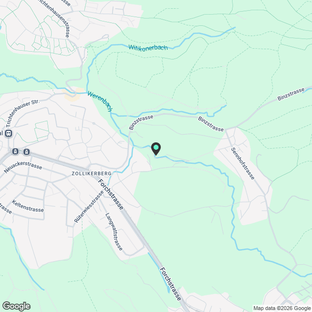 Charmante 2.5-Zimmer-Wohnung im wunderschönen Zollikerberg - Karte
