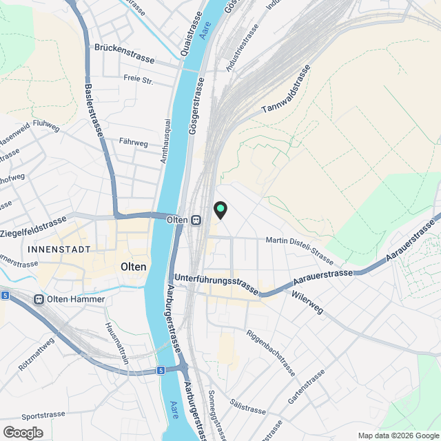Charmante Maisonette-Wohnung in Olten - Perfekt für Pendler (Per 01.06.) - Karte