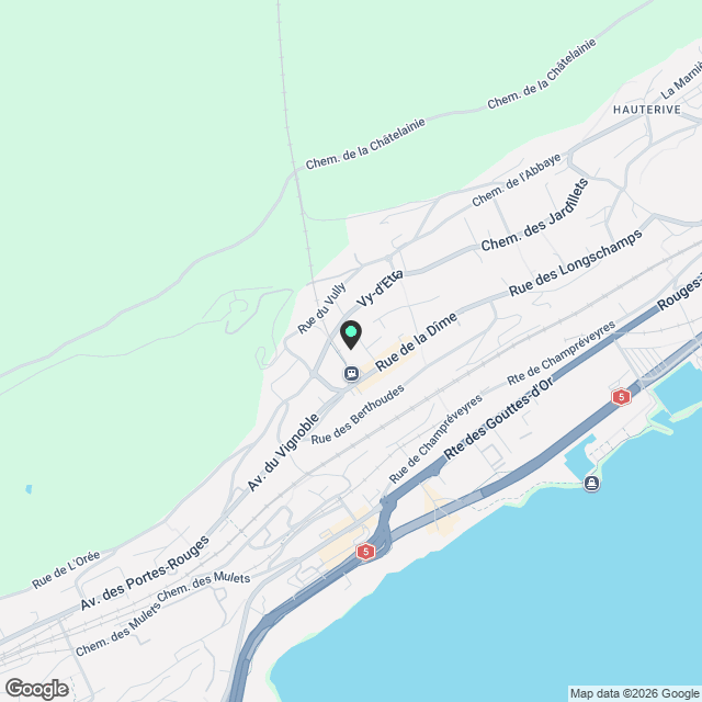 Brand New 2.5-Room Apartment in Neuchâtel – Modern Living with Terrace - Karte