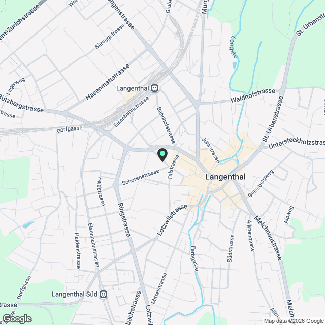 2 1/2-Zimmerwohnungen im 1. Obergeschoss - Karte