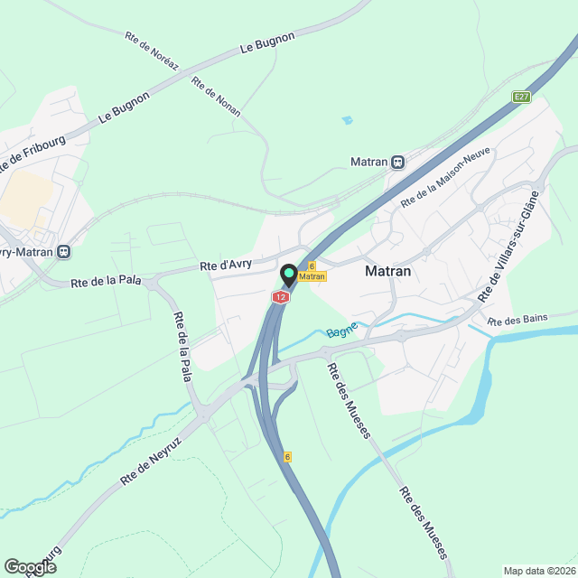 05725 - Appart. 4½ PCES - IMP. CHAMP-RIOND 9 - MATRAN - Karte