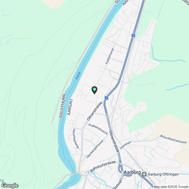 3.5 Zimmerwohnung in Aarburg - Karte