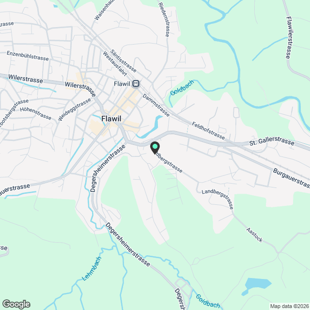 2.5-Zimmerwohnung in Flawil - Karte