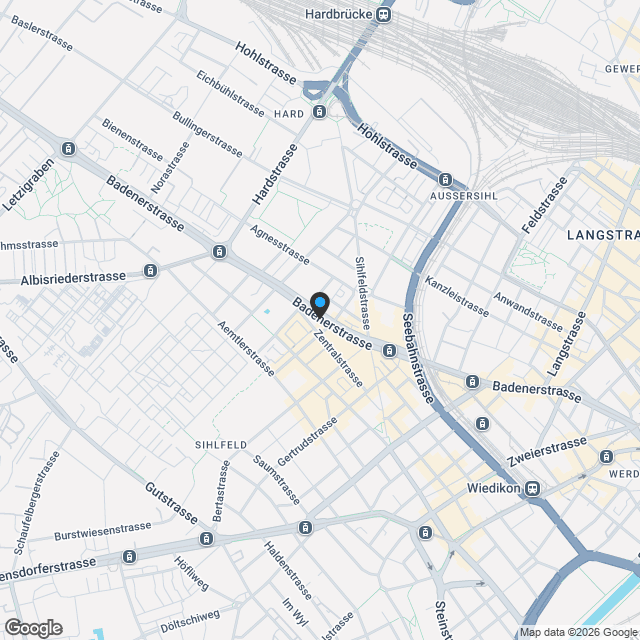 Grosszügige Eigentumswohnungen im Zürcher Kreis 3 - Karte