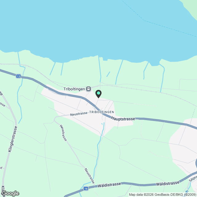 3.5-ZWG Nähe Schifflände und Untersee zu vermieten - Karte