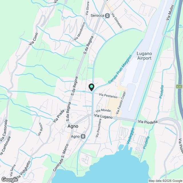 Agno: Appartamento 2.5 locali - Karte