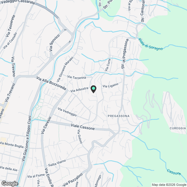 Pregassona: Appartamento 2.5 locali - Karte