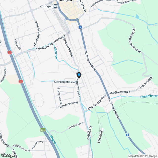 WOHNEN AM PILATUSWEG in Zofingen – Exklusivität neu definiert - Karte