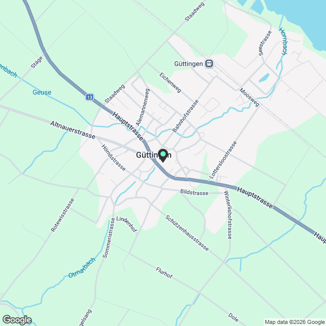 2.5 Zimmerwohnung in Güttingen - Karte