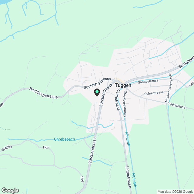 Hochwertige 3.5-Zimmer-Attikawohnung in Tuggen - Karte