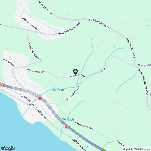 Wohnen wie im eigenen Haus – Erstbezug in einzigartiger Naturlage mit Seesicht in Eich - Karte