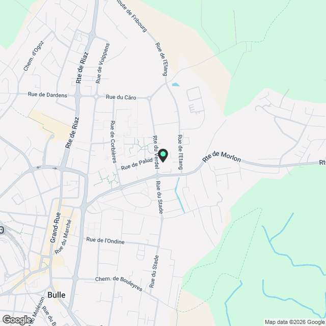 Modulare Gewerbeflächen in Bulle - Karte