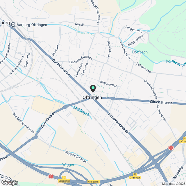 3.5-Zi-Wohnung Überbauung «Kreuzplatz»  in Oftringen - Karte