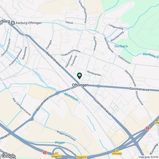 3.5-Zi-Wohnung Maisonette Überbauung «Kreuzplatz»  in Oftringen - Karte