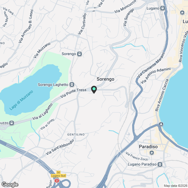 SORENGO - AFFITTASI NUOVO 2.5 LOCALI CON GRANDE TERRAZZA - Karte