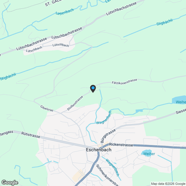 Neubauprojekt in Eschenbach - Karte