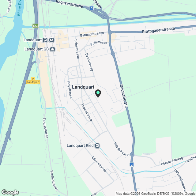 3.5 Zi. Wohnung in Landquart - Karte
