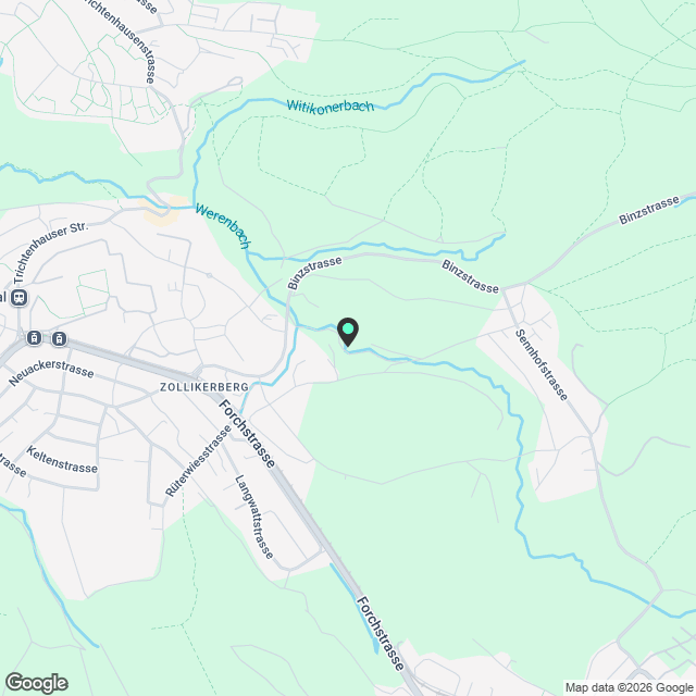 Attikawohnung in Zollikerberg - Karte