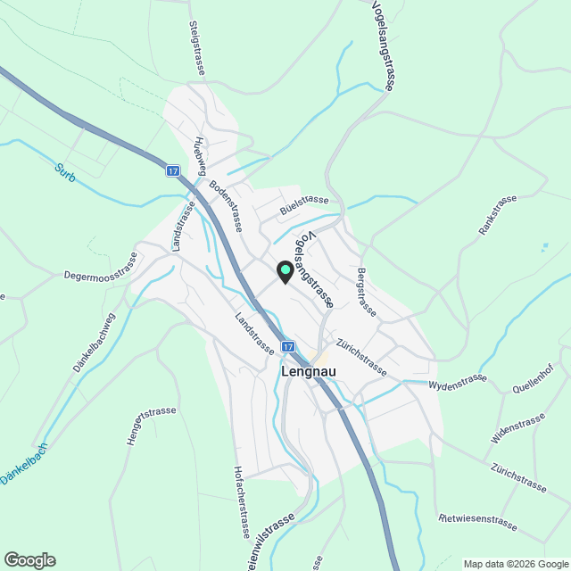Attikawohnung in Lengnau AG - Karte