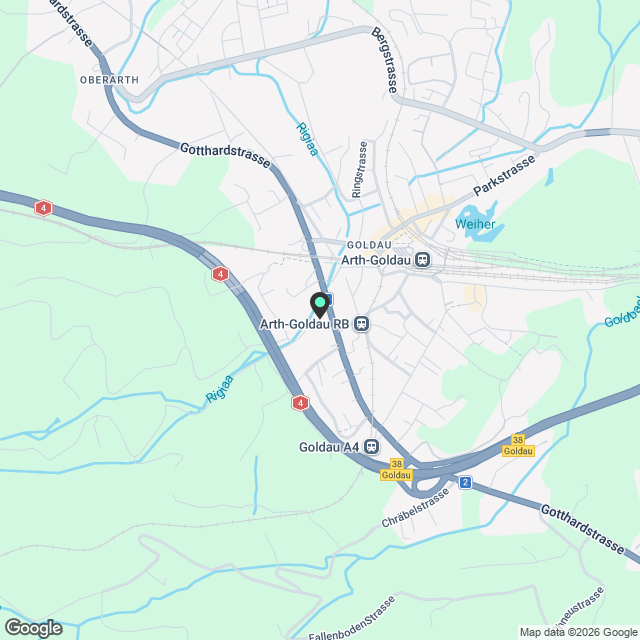 4½ ZI-WOHNUNG IN GOLDAU (SZ), MÖBLIERT, TEMPORÄR - Karte