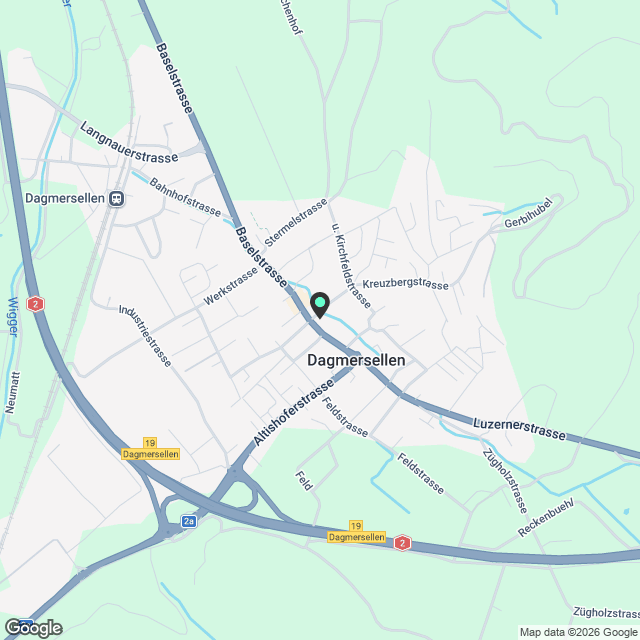 Moderne 2.5-Zimmerwohnungen im Leuepark Dagmersellen - Karte