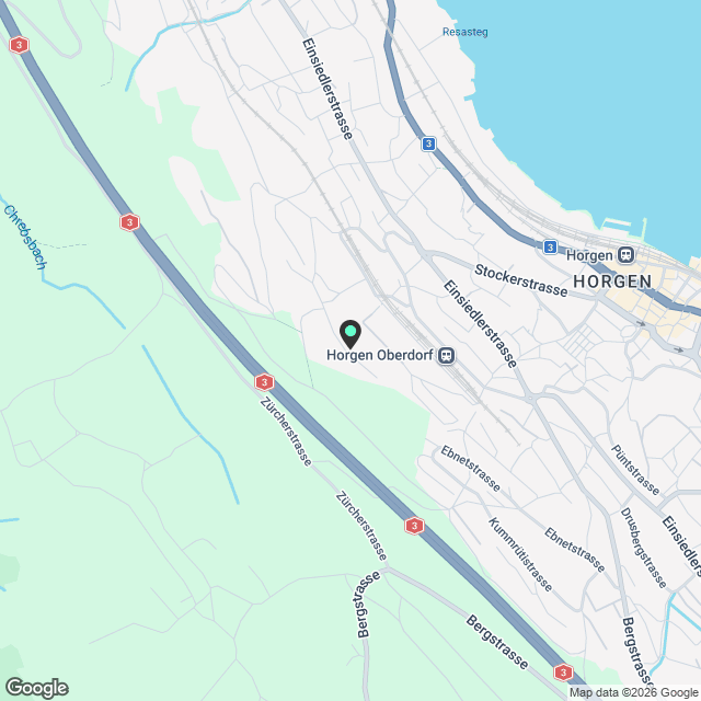 Apartments mit Designer Möblierung und voller Seesicht in Horgen/Zürich/Zug/Pfäffikon. - Karte