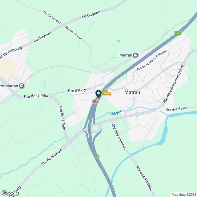 05596 - Appart. 3½ PCES - IMP. CHAMP-RIOND 8 - MATRAN - Karte