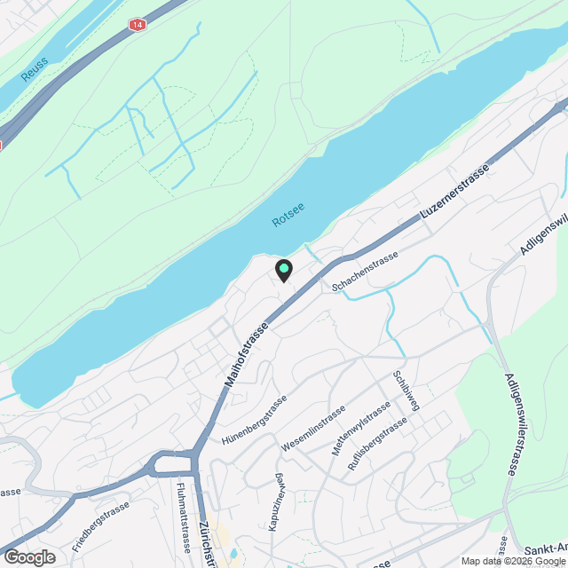 3.5-Zimmer-Dachwohnung am Rotsee - Karte