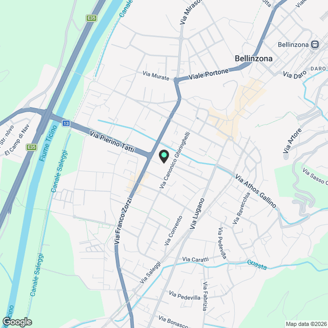 BELLINZONA - NUOVI 3.5 LOCALI CON AMPIA TERRAZZA - Karte