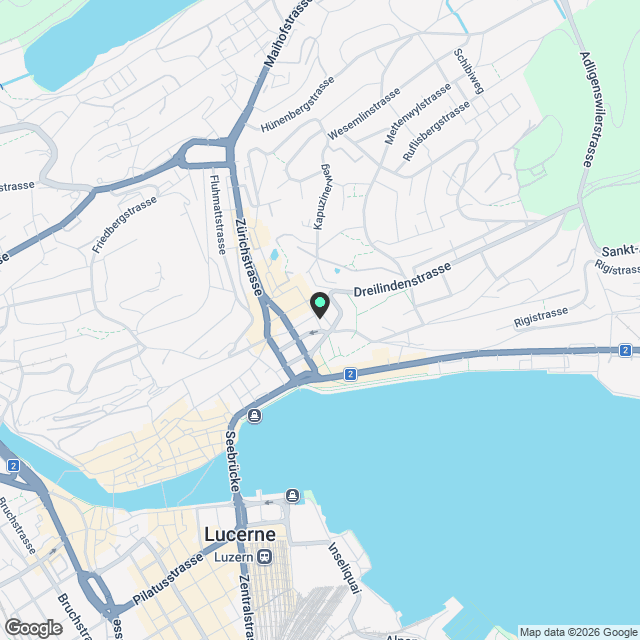 Attraktive 1½ im 1.OG, an zentrale Lage,  Weystrasse 10, 6006 Luzern - Karte