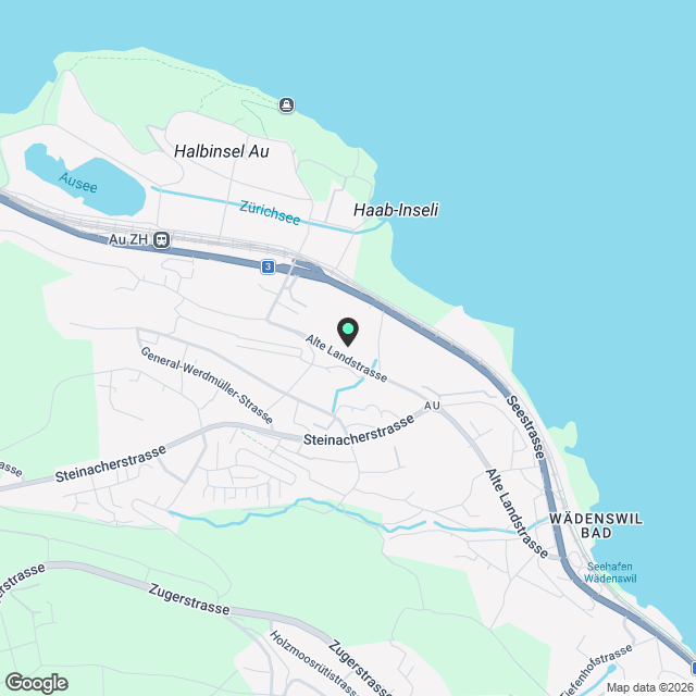 Per sofort neue 3.5 Zimmerwohnung in Au - Wädenswil zu mieten - Karte