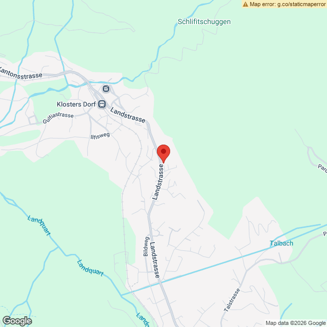 4.5 Zi.-Wohnung in Klosters an sonniger Lage - Karte
