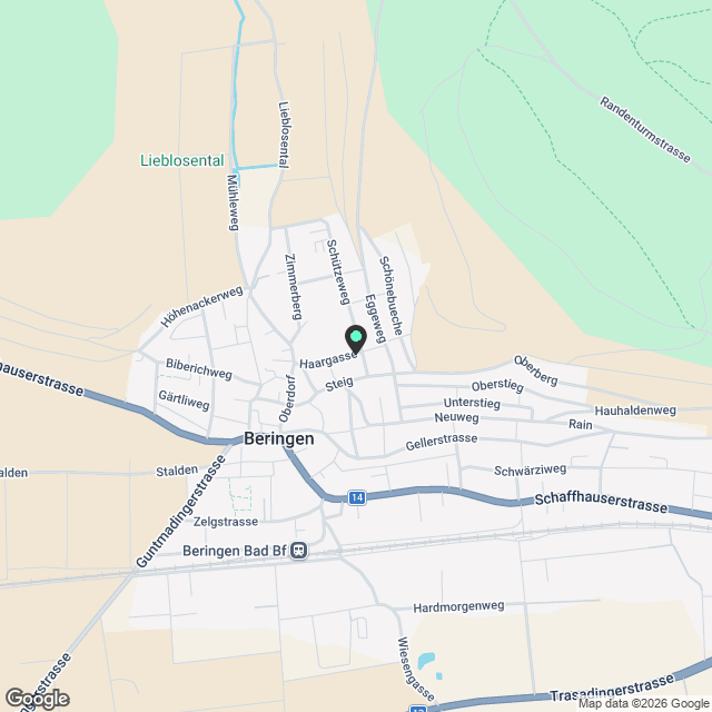 Charmante 1 ZWG in ruhigem Quartier - Karte