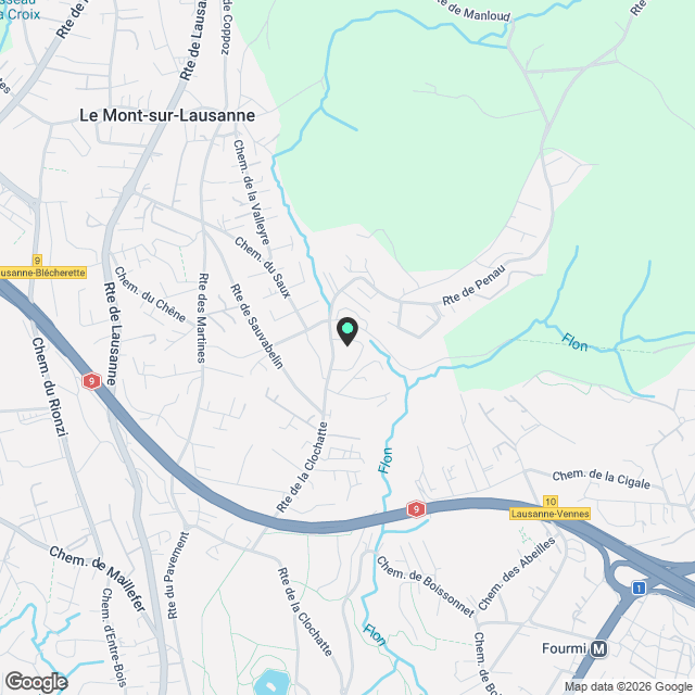 Attique de 4.5 pièces au Mont-sur-Lausanne - Karte