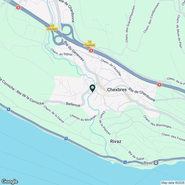 Chexbres - 3.5 pces - Karte