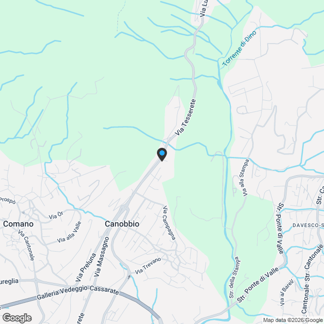 CANOBBIO – 3.5 LOCALE IN EXKLUSIVEM KONTEXT - Karte